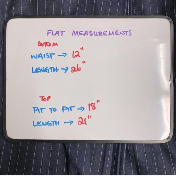 Vintage Crème Caramel Navy Blue Pinstriped Suit Skirt Set S - Picture 6 of 13